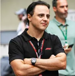  ?? Photo: AFP ?? Massa at the Brazilian Grand Prix in 2022.