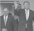  ?? BRETT DUKE/AP FILE ?? In an interview aired Sunday, Rep. Steve Scalise, left, stood by Donald Trump’s tale that Joe Biden did not win the White House.
