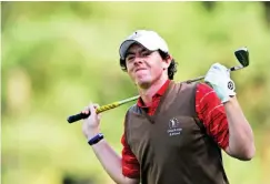  ??  ?? Former world number one golfer, Rory McIlory