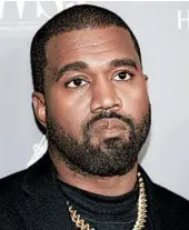  ?? EVAN AGOSTINI/INVISION 2019 ?? Under his Yeezy brand, Kanye West will design adult and children’s clothing that will be sold at Gap in 2021.