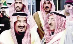  ??  ?? His Highness the Amir Sheikh Sabah Al-Ahmad AlJaber Al-Sabah is pictured with Saudi King Salman Bin Abdulaziz Al Saud.