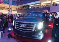  ??  ?? Fahed Mohammad Al Azmi was lucky winner of the brand new Cadillac Escalade