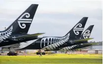  ??  ?? An Air NZ flight from Auckland to Queenstown was struck by lightning.