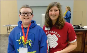  ??  ?? The 4-H Club of Polk County sent 18 students to compete in the Northwest District event. The participan­ts were mostly fifth- and sixth-graders attending schools across the district.
ABOVE: Rockmart Middle School’s Clinton Parker took a second place...