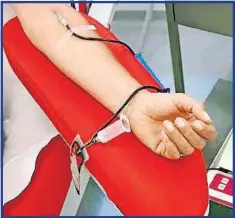  ??  ?? Piden a los ciudadanos donar sangre