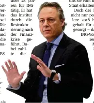  ?? REUTERS ?? Der Niederländ­er Ralph Hamers.