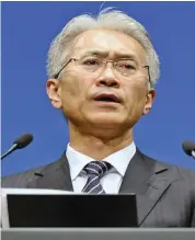  ??  ?? Sony Corp’s chief executive officer Kenichiro Yoshida .