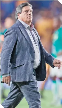  ?? ?? Miguel Herrera ya preparaba la temporada para el próximo año cuando le dijeron que estaba fuera.