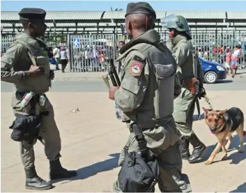  ?? DR ?? Polícia moçambican­a exortada a reforçar a segurança durante a campanha eleitoral