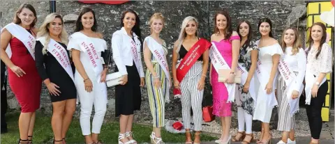  ??  ?? Strawberry princesses with the reigning Festival Queen, Megan O’Shea.