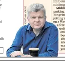  ??  ?? Cutbacks: Adrian Chiles presents Drinkers Like Me on BBC Two on Monday, 9pm