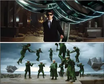  ??  ?? Stills from the new Artemis Fowl film, to be released in August of next year.