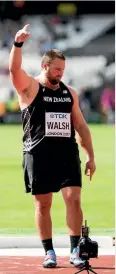  ?? PHOTO: PHOTOSPORT ?? The South Canterbury sports community has the chance to vote for genial world shot put champion Tom Walsh as their sporting moment of 2017.