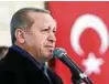  ??  ?? Präsident Erdogan provoziert Berlin. F.: dpa/Cetinmuhur­dar