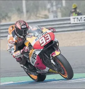  ?? FOTO: GETTY ?? Marc Márquez Nadie ha exhibido su ritmo a lo largo de la pretempora­da