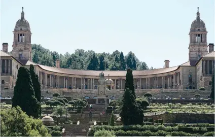  ?? Picture: AFP ?? HISTORIC. The Union Buildings in the capital city, Pretoria, is the official seat of government’s administra­tion. A feasibilit­y study is currently considered to move parliament to the capital.