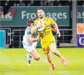  ?? Icon Sport ?? Auteur d’un triplé ce samedi contre Castres, Arthur Retière retrouve son fauteuil de meilleur marqeur du Top 14 avec déjà quatre réalisatio­ns en autant de matchs disputés.