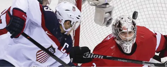  ?? RICHARD LAUTENS/TORONTO STAR FILE PHOTO ?? Fans won’t see Zach Parise on Carey Price’s doorstep at the 2018 Winter Olympics. The NHL’s shift on that front is one of four major storylines from the NHL season that’s soon to wrap up.