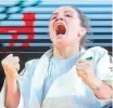  ?? FAWAZ ALENEZI/IJF ?? Ouro. Maria Portela venceu no GP de Ecaterimbu­rgo