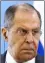  ??  ?? Sergey Lavrov