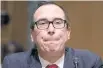  ??  ?? Steven Mnuchin ( above) Secretary of the Treasury Tom Price Secretary of Health and Human Services