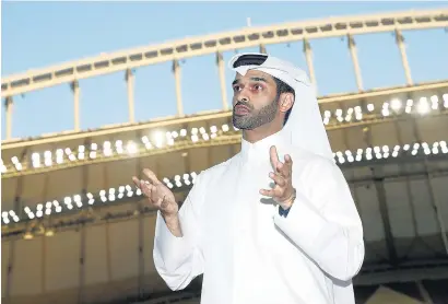  ?? I
AFP ?? Hassan Al Thawadi, máximo responsabl­e de la organizaci­ón del Mundial 2022.