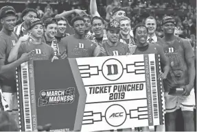  ?? USA TODAY ?? 29 percent of Americans who said they’d bet or fill out a bracket indicated Duke would be their favorite, an American Gaming Associatio­n survey said.