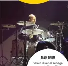  ?? FEDRIK TARIGAN/JAWA POS ?? Selain dikenal sebagai penyanyi, Marcell juga pemain drum. Kepiawaian itu dia tunjukkan saat bagian interlude Candu Asmara yang dibawakan bersama RAN.