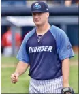  ?? KYLE FRANKO — TRENTONIAN FILE PHOTO ?? Thunder pitcher Clarke Schmidt is slated to start Game 1 of the ELDS against Reading next week, manager Patrick Osborn said on Friday.