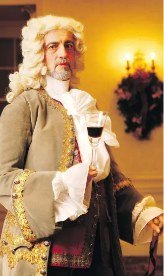  ?? TODD KOROL ?? Canadian conductor Ivars Taurins dresses up as Handel for Tafelmusik performanc­es of Messiah, a work that first provoked a strong backlash.