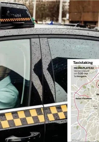  ?? © Bart Dewaele ?? Uber geniet in de hoofdstad almaar meer succes: in een jaar tijd is het aantal klanten in Brussel verdubbeld, van 50.000 naar 100.000.