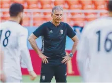  ??  ?? Queiroz diz que o Irão não é uma equipa “simpática”