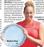  ?? AFP ?? Madison Keys