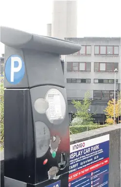  ?? Picture: Gordon Robbie. ?? It now costs visitors to the hospital £2.20 to park, no matter how long they stay for.