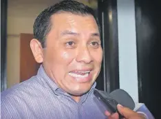  ??  ?? Mario Tun Santoyo dejó abierta la posibilida­d de ir en coalición estatal con otros partidos políticos