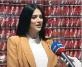  ??  ?? Katerina Kaçaj, menaxhere marketingu në "Birra Tirana"