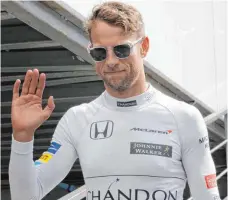  ?? FOTO: DPA ?? Wieder Rennfahrer – für ein Rennen: Jenson Button.