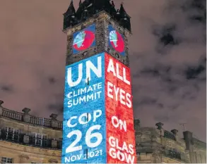  ??  ?? Getting the message out The ACT Now partnershi­p comes ahead of the major global diplomatic Conference of Parties (COP26) in Glasgow later this year