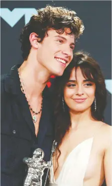  ?? REUTERS ?? Camila Cabello has repeated last summer’s Havana success with Señorita, a song she sings with her boyfriend Shawn Mendes.