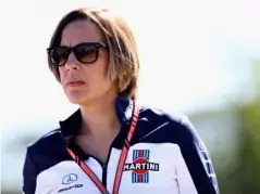  ??  ?? Claire Williams paid tribute to Kubica's strength of character (Getty)