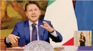  ??  ?? Il presidente in tv. Nella conferenza stampa di ieri sera Giuseppe Conte ha illustrato i contenuti del decreto Rilancio
IPP