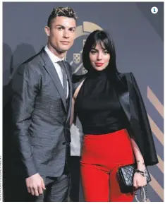  ??  ?? 1. Cristiano Ronaldo e Georgina. O capitão da seleção foi eleito o melhor jogador