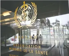  ?? DENIS BALIBOUSE/REUTERS FILES ?? The WHO has signed 156 nations for its plan to ensure fair vaccine distributi­on.