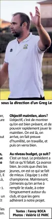  ??  ?? Le RCHCC version / a repris le chemin de l’entraîneme­nt, lundi soir, sous la direction d’un Greg Le Corvec motivé comme jamais.