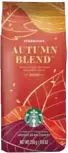  ??  ?? Starbucks Autumn Blend whole bean coffee.