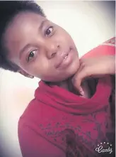  ??  ?? WHERE?. Rustenburg teenager Gomolemo Karabo Haraba has been reported missing.