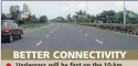  ??  ?? BETTER CONNECTIVI­TY
Underpass will be first on the 10-km long on Palm Beach Rd near Kesar Solitaire Bldg at sector 19 in Sanpada, Turbhe ward
Cost of the project will be around Rs 25 crore and the underpass will ready in 18 months if all goes as per plan