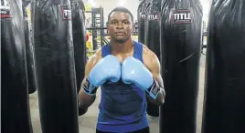  ?? / KABELO M O KO E N A ?? Luvo Piliso is preparing for his second official fight on Saturday.