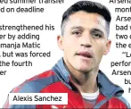  ??  ?? Alexis Sanchez