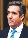  ?? Bloomberg ?? ■ Michael Cohen